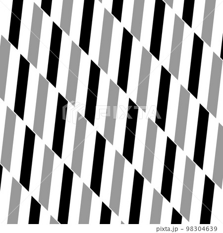 Seamless texture with oblique black and gray stripes 98304639