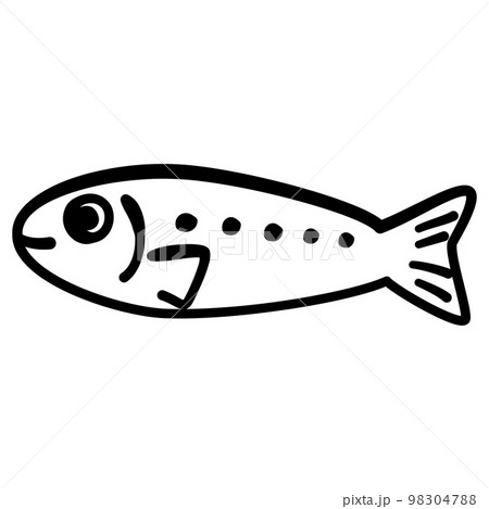 イワシの手書きアイコンのイラスト素材 [98304788] - PIXTA