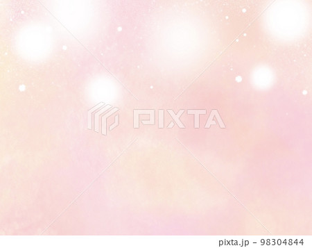 ピンク背景にふんわりと光る灯りが幻想的なフレーム背景イラスト ピンク背景にふんわりと光る灯りが幻想的なフレーム背景イラスト 98304844