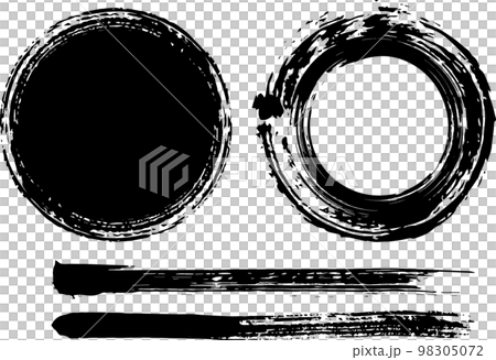 和風素材 筆 モノクロ デザイン 和風素材 筆 モノクロ デザイン 98305072