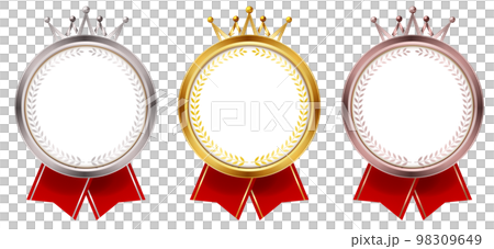 メダル　金　リボン　アイコン 98309649