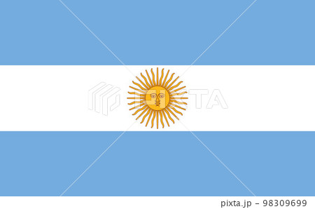 世界の国旗☆アルゼンチン☆ 98309699