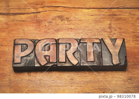 party wood vintage 98310078
