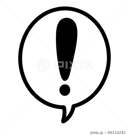 Doodle sketch style of Hand drawn exclamation point vector illustration. Doodle sketch style of Hand drawn exclamation point vector illustration. 98310282