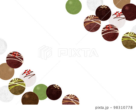 バレンタイン トリュフ チョコ バレンタイン トリュフ チョコ 98310778