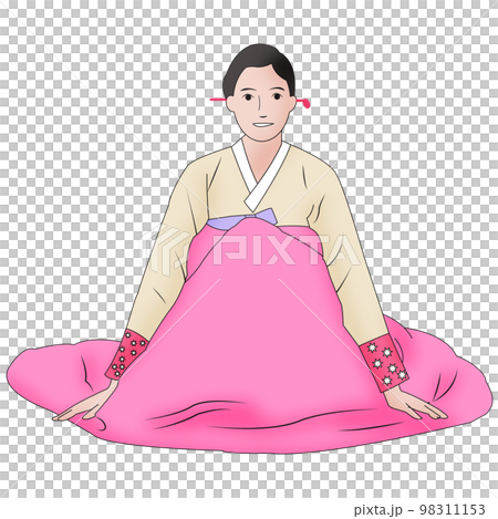 New Year's Day bow, women, Hanbok 98311153