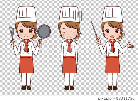 働く人々　職業のイラスト 98311756