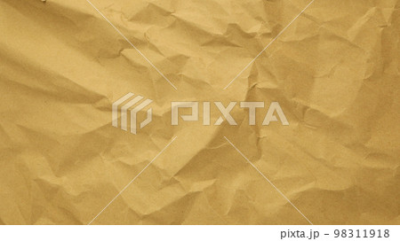 Recycle Paper Texture background. Crumpled Old kraft paper abstract shape background with space Yellow crumpled paper for text high resolution. Recycle Paper Texture background. Crumpled Old kraft paper abstract shape background with space Yellow crumpled paper for text high resolution. 98311918