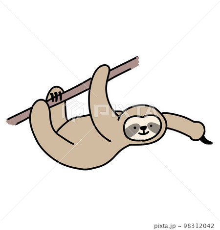 指をさすナマケモノ 98312042