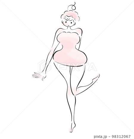 ミニスカートから脚を出す女性 98312067