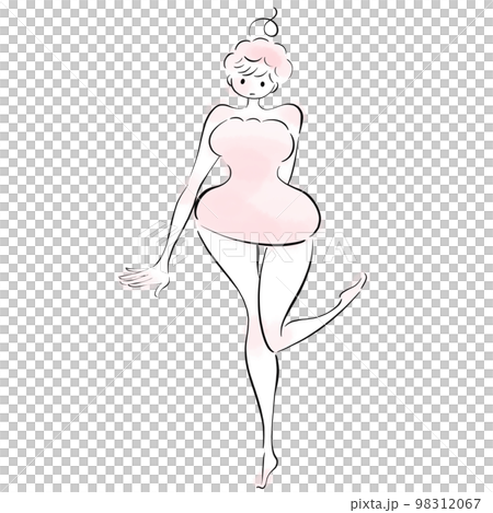 ミニスカートから脚を出す女性 98312067