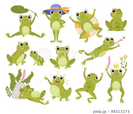 Cartoon Frog Animated 3D Model in Characters - UE Marketplace