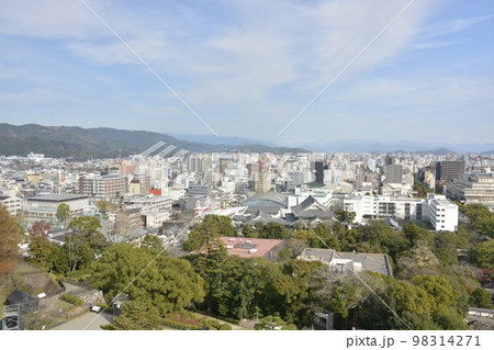 高知市街地の都市風景 98314271