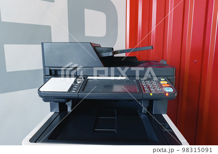 Network printer multi-function machine in modern office Network printer multi-function machine in modern office 98315091