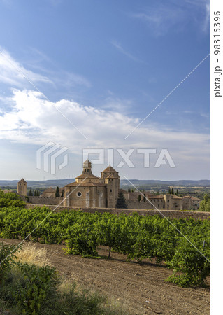 Royal Abbey of Santa Maria de Poblet, cistercian monastery, Catalonia, Spain 98315396