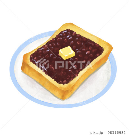 小倉トースト　あんバタートースト　名古屋めし 98316982