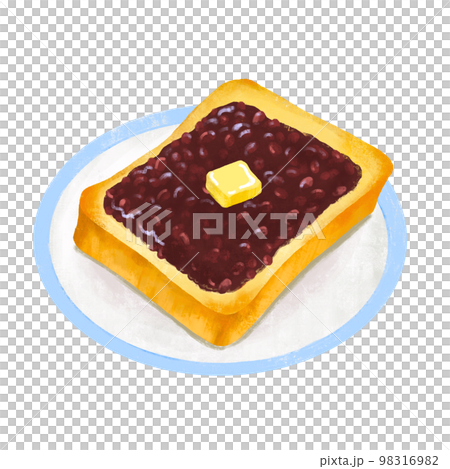 小倉トースト　あんバタートースト　名古屋めし 98316982