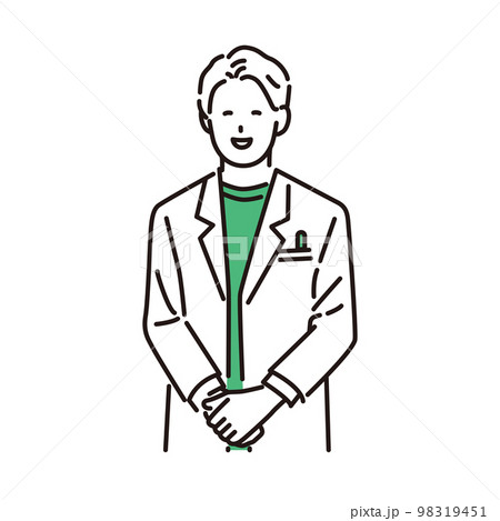 医療イメージ:若い医者 医療イメージ:若い医者 98319451