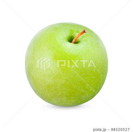Fresh green apple isolated on white background Fresh green apple isolated on white background 98320527