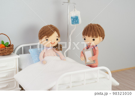 あみぐるみ人形　入院イメージ 98321010