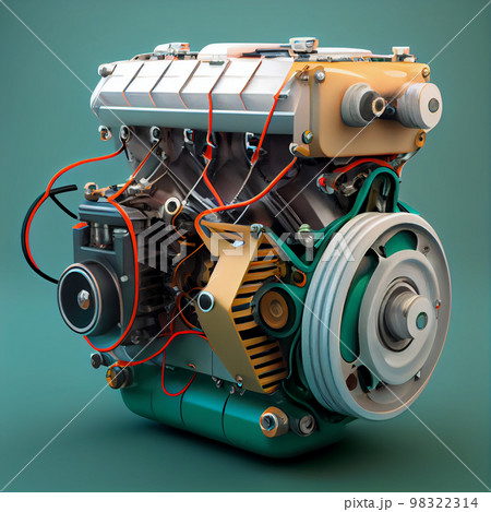 set of new car electric engine 98322314