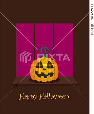 Halloween background flat design vector Halloween background flat design vector 98322944
