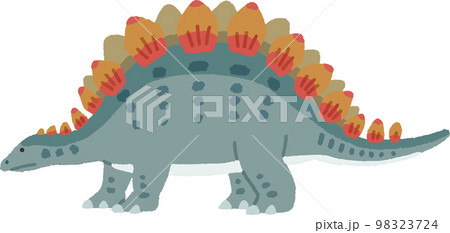 ステゴサウルスのイラスト 98323724