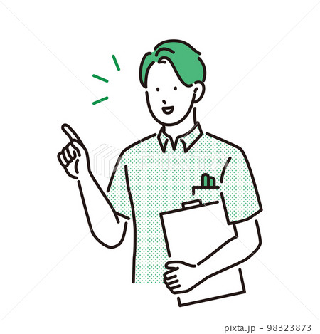 介護イメージ:説明する男性の介護スタッフ 介護イメージ:説明する男性の介護スタッフ 98323873