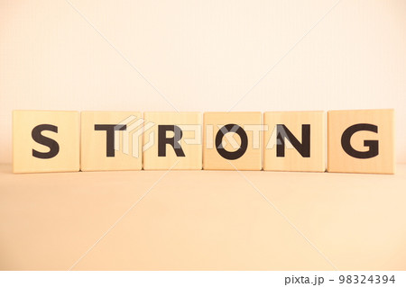 ストロング（強い・STRONG）の文字 98324394