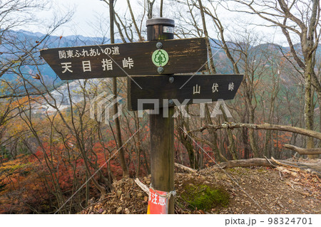 奥武蔵にある伊豆ヶ岳とその周辺 98324701