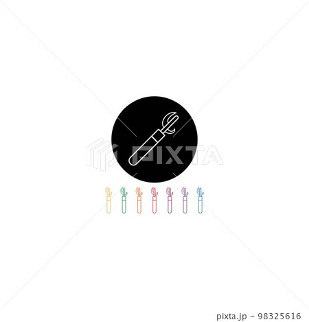 Tin opener icon 98325616