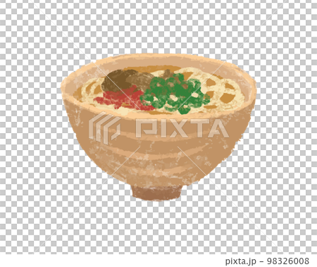 沖縄のソーキそばのイラスト 観光 水彩 沖縄のソーキそばのイラスト 観光 水彩 98326008