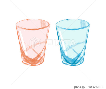 沖縄の琉球ガラスのイラスト　観光　水彩 98326009