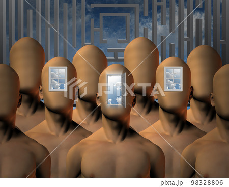 Door and windows maze 98328806