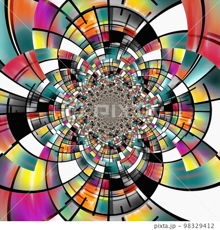 Geometric Fractal Geometric Fractal 98329412