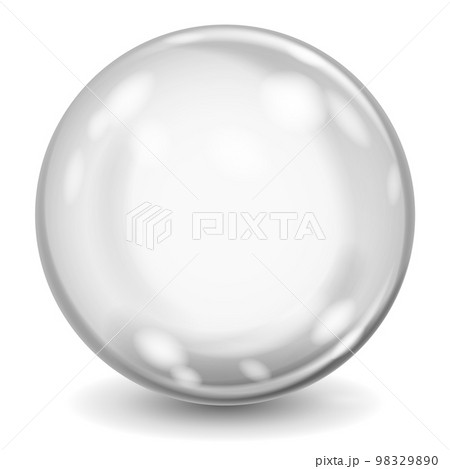 Big gray opaque glass sphere 98329890