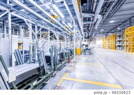 plant interior as industrial background 98330625