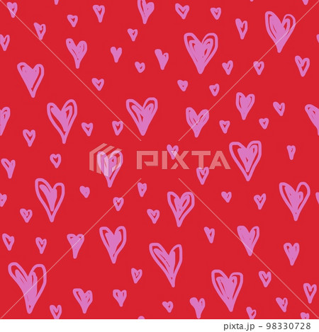 Valentines day, Mothers Day hand drawn doodle seamless pattern Valentines day, Mothers Day hand drawn doodle seamless pattern 98330728