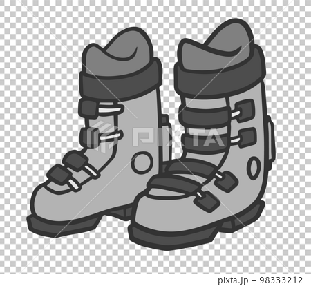 hard boots, boots, ski boots Stock Illustration [98333212] PIXTA