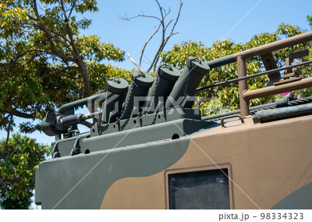 戦車の発煙弾発射筒 96式装輪装甲車 戦車 陸上自衛隊 戦車の発煙弾発射筒 96式装輪装甲車 戦車 陸上自衛隊 98334323