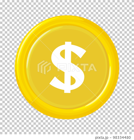 コインのイメージイラスト 98334480