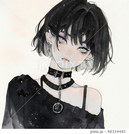 オフショルダーニットが似合うカッコいい女性「AI生成画像」 98334485