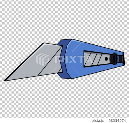 Illustration of a diagonal cutter with a dynamic blade 98334974