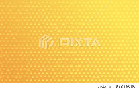 四角彫りのゴールドの金属素材 98336086