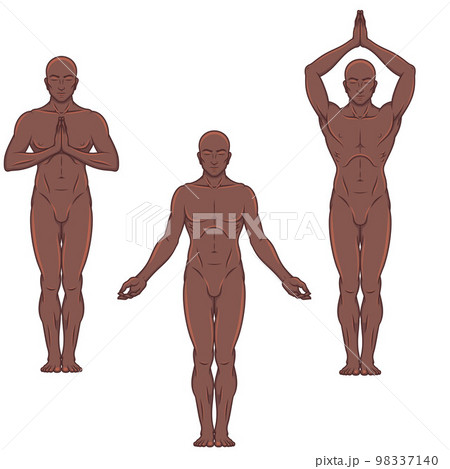 Vector design of man exercising 98337140