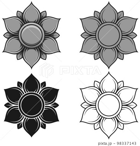 lotus flower vector design 98337143