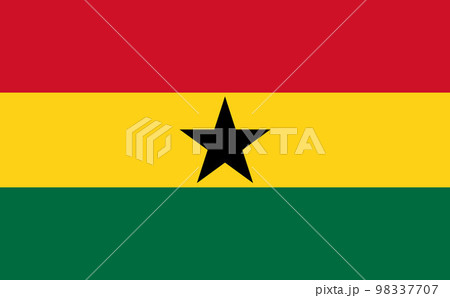 世界の国旗☆ガーナ☆ 98337707