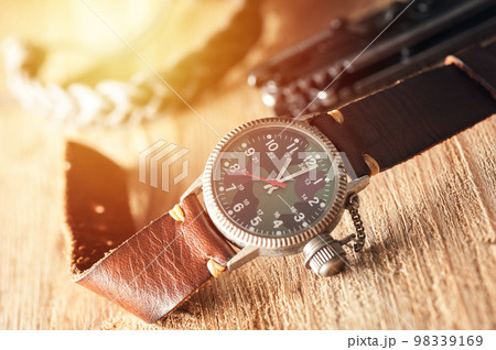 old military style of men wristwatch old military style of men wristwatch 98339169
