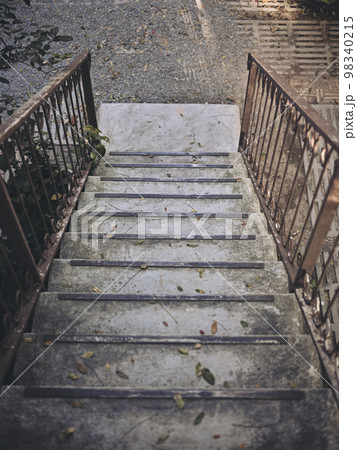 The stairs up and down Background . copy space for text 98340215
