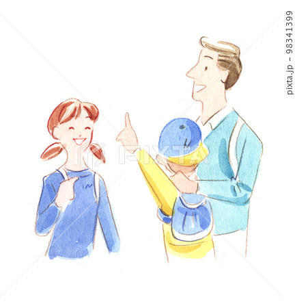 親子2人 親子2人 98341399
